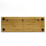 ISO9001 2000 System Natural Bamboo Wood Magnetic Knife Block Holder Customized