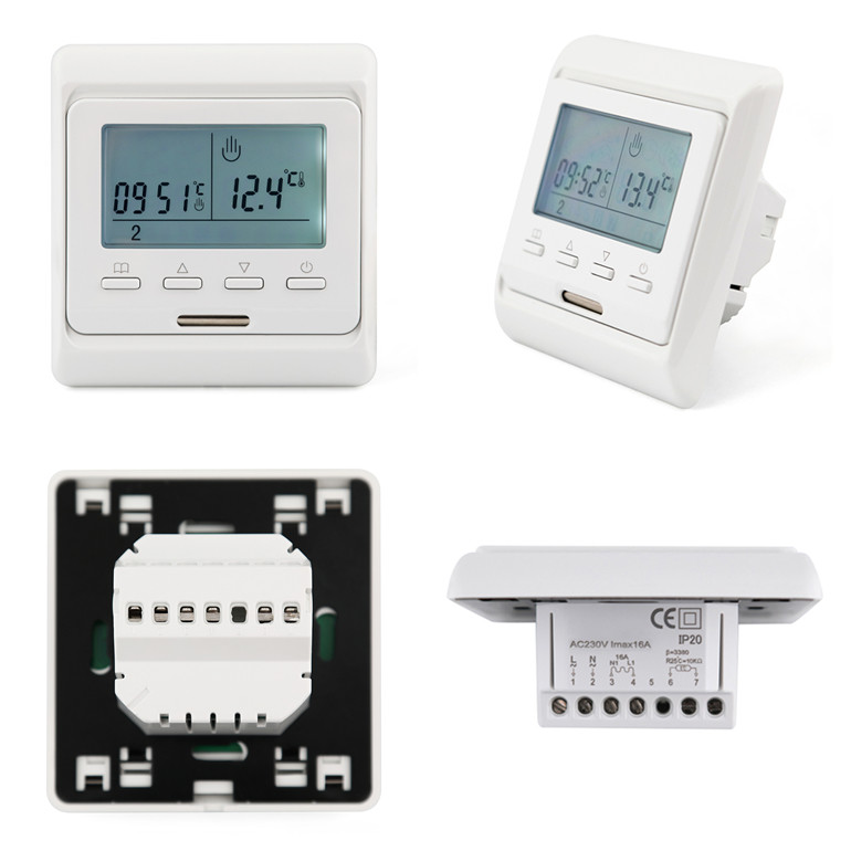 Omron Relay Underfloor Heating Thermostat With NTC Sensor