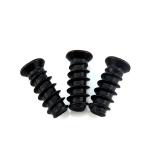 RoHs Black Dacromet Phillips Euro Screw Pan Head Style For Furniture