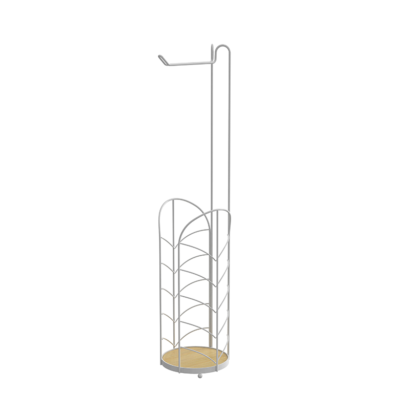 Modern Metal Bathroom Shower Caddy Toilet Tissue Holder With Dispenser