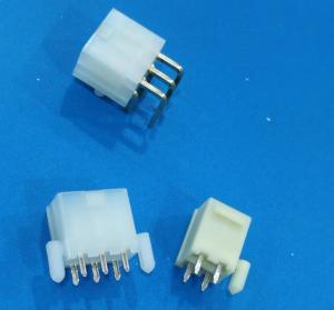 China Conn 6pos Rcpt 4.2mm PCB Board Connector Gold Plated Nylon Natural wholesale