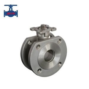 China Italian Type Flange End Ball Valve WCB CF8 CF8M With ISO5211 Mounting Pad wholesale