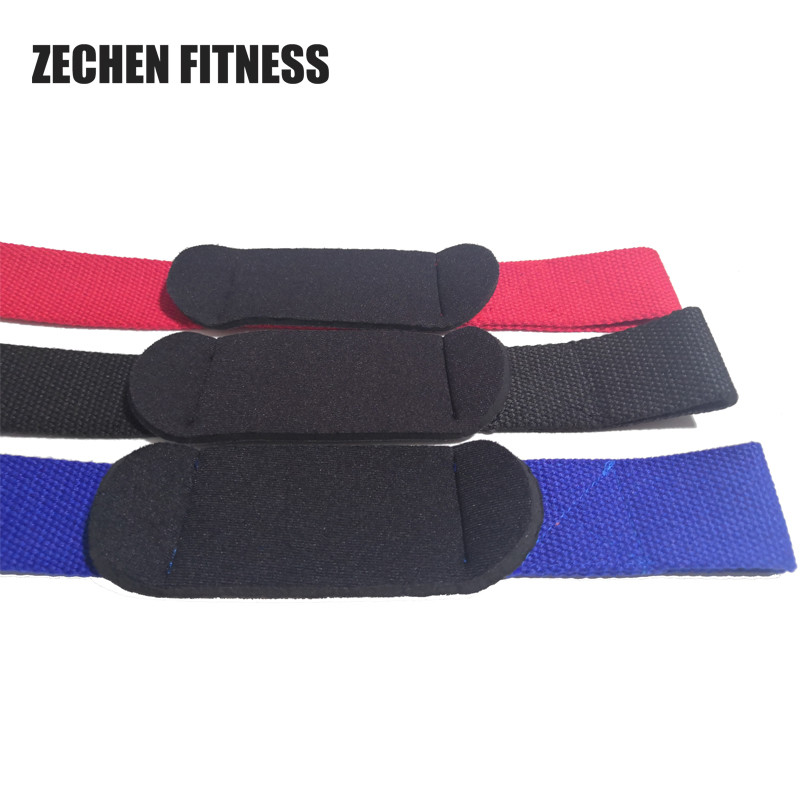 Leather Weightlifting Wrist Straps Wraps Heavy Duty Gym Work Out