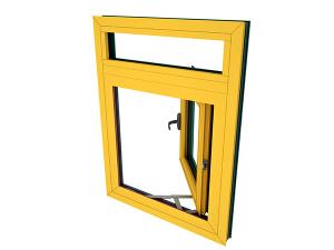 China Anti Oxidation 40um Film Thickness Aluminium Casement Window wholesale