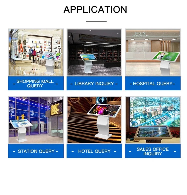 Android Windows Self Kiosk Machine 1920 X 1080 Resolution 49 Inch 350cd/M2