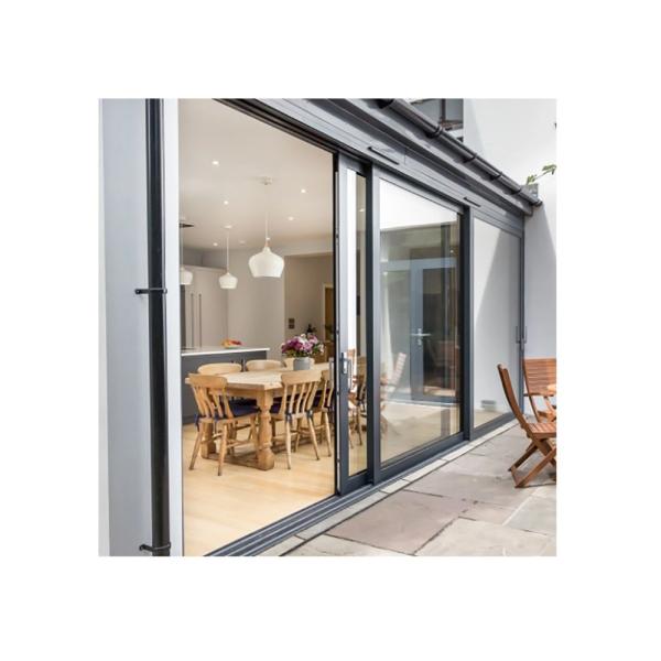 70mm Width Sliding Door Hurricane-Proof Energy- Heavy-Duty Aluminum Lift and