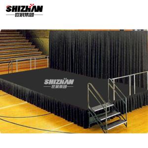 China High Loading Weight Round Aluminum Platform Stage Acrylic Glass wholesale