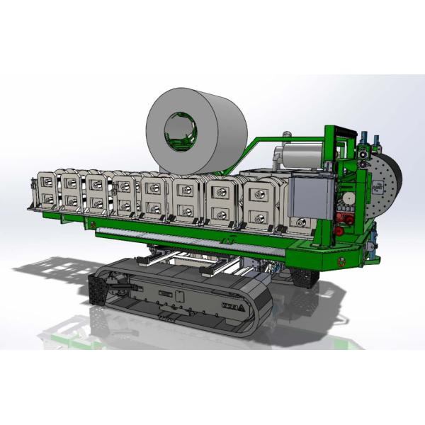 High Load Bearing Capacity Standing Seam Roofing Sheet Machine With Slitting And Bending Machine