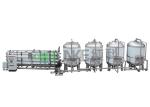50m³ Industrial Water Purification Equipment / Food Grade Ultra Filtration