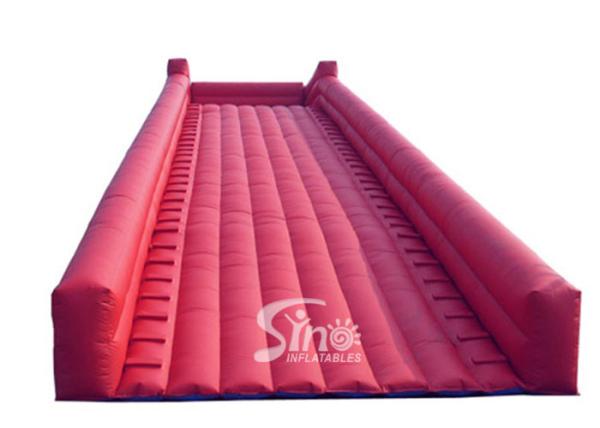 Commercial grade giant steep inflatable zorb ball ramp slope for zorb ball