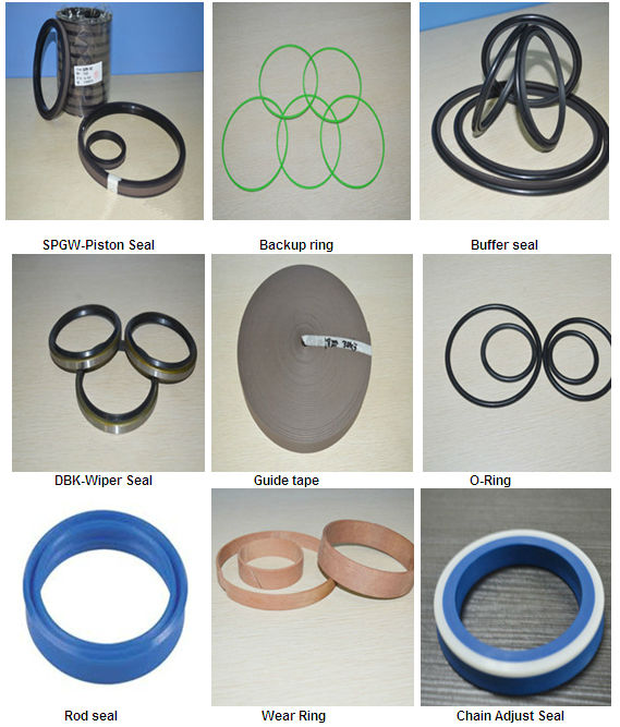 Rubber Excavator Hydraulic Breaker Seal Kit E240 PTFE Material