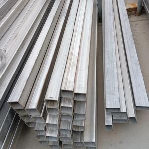China 40 * 40mm Square Stainless Steel Tube Annealing JIS G3463 SUS316ti SUS316n wholesale