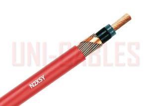 China Outdoor N2XSY Medium Voltage Cable Direct Buried Class 2 Conductor In Electric Power Plants wholesale