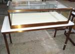 Simple Design Glass Jewelry Case / Retail Display Cases Hidden LED Strip Lights