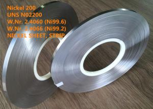 China UNS N02200 Commercially Pure Or Low Alloy Nickel Good Magnetostrictive Property wholesale