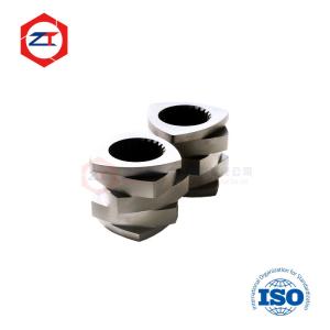 China High Wear Resistance 3 Flighted Extruder Screws And Barrels OD 50.5mm For ZSK / WP Extrusion Machine wholesale