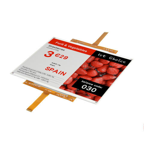 1304x984 E-Ink Colored Epaper Display, 12.48inch Black White Red Epd