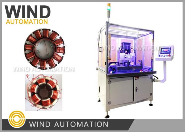 Inslot Outrunner Stator Winding Machine Four Axis Servo Needle Winder 7kw Awg18