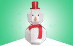 Corrugated Cardboard Standees Cardboard Snow Man for Christmas Promotion