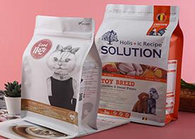 China 1kg 5kg 10kg Poly Dog Food Package Heat Seal Flat Bottom Side Gusset Bag Alumium Foil wholesale