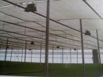 Construction Safety Sun Shade Net In Black / Green / Yellow , 1m - 12m Width