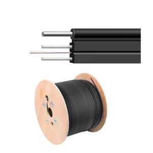 China LSZH Jacketed FTTH Drop Cable with Steel Wire Strength Member wholesale