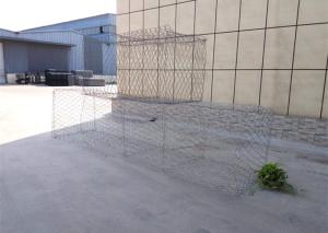 China Flexible Galfan Gabion Baskets , Harshest Environments Gabion Mesh Cage wholesale