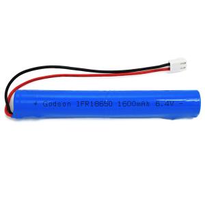 China Rechargeable Exit Sign Battery Replacement 6.4V 1600mAh LiFePO4 wholesale