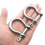 General Industry Stainless Steel Wire Rope Accessory Shackle Bow Dee Shape with