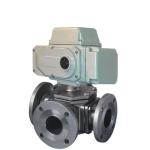 Clamp Connection 3 Way Stainless Steel Ball Valve Electric On Off Ball Valve