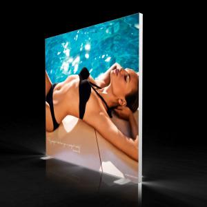 China Customized Colors Backlit Seg Fabric Frames , Frameless Led Light Boxes on sale