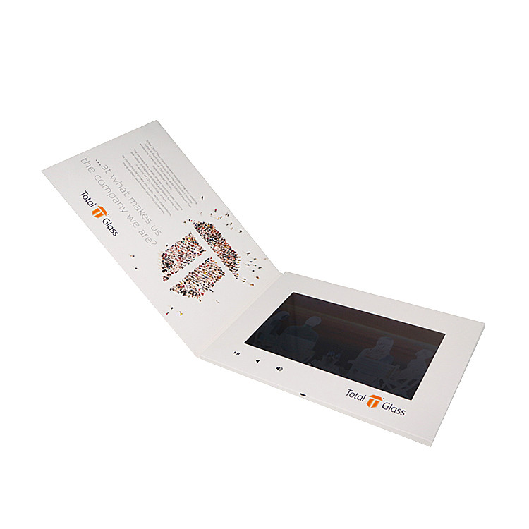 10.1 Inches 1080P LCD Promotional Video Card Built In Motoin Sensor