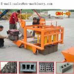 Mobile Diesel Concrete Block Making Machine 4-45 no Electric Concrete Brick