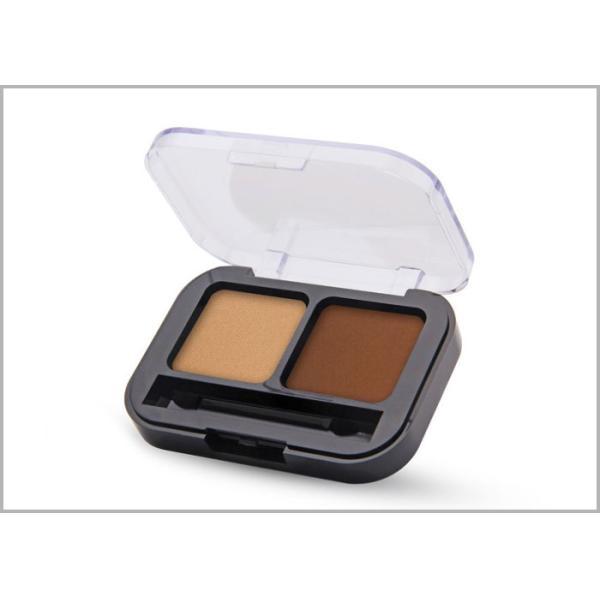 Two Square Eyelid Blush Odm Eyeshadow Box Custom Makeup Packaging Transparent