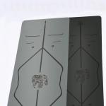 yoga mat, PU+ Natural rubber yoga mat, anti slip polyurethane, large exercise