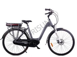 China City Black Step Through Custom Electric Bike 250w 120 Kg Load Capacity wholesale