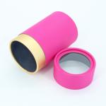 Cosmetic Round Packaging Box ,Window Cylinder Tube Packaging Colorful
