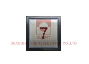China Lift Spare Parts Elevator Push Button 38x38x30mm With ISO9001 Certificate wholesale