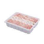 Disposable Blister Frozen Food Tray Microwave Safe Freezer Food Tray With Lid