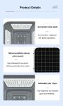 Solar Road Lamp Integrated All in One Solar Garden Light Galvanized Steel