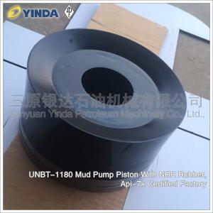 China UNBT-1180 Mud Pump Piston With NBR Rubber Piston Pump Structure Oil Drilling Industry wholesale
