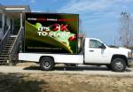 Outside Advertising P8 Mobile Digital Billboard Truck Full Color High Refresh