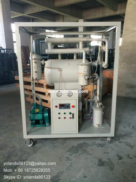 Quality ZY single stage vacuum insulating oil purifier | transformer oil filter plant | insulation oil filter for sale