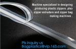 Flange Zipper Teeth, PP/PE/PVC/EVA Plastic Flange Zipper For Pouch, PP/PE/PVC