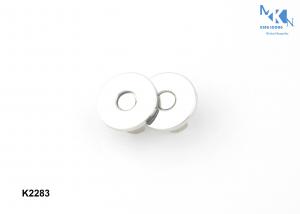 China Ultrathin Half Cover Magnetic Button Closure , Handbag Clasps And Closures wholesale