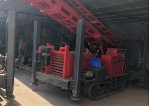 China Deep Borehole Pneumatic Drilling Rig 200 Meters With Kaishan Air Compressor And Mud Pump wholesale