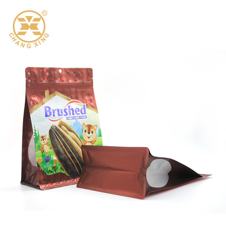 Pistachos Bolsa 1kg Ziplockk Dried Food Packaging Bags Flat Bottom Pouch