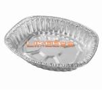 Barbecue 250ml Aluminium Foil Food Container With Clear Lids