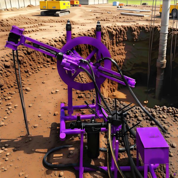 Surface DTH Drilling Rig Infrastructure Development Borehole Drilling Machine Pneumatic Drilling Rig