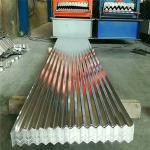 SGC570 SGC340 Color Coated Profile Sheet 6cm 28 Gauge Corrugated Metal PPGI PPGL